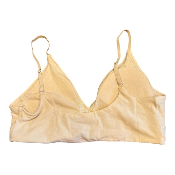 SLICK CHICKS adaptive Front Fastening Wireless Velcro Bra BEIGE sz L - Picture 5 of 7